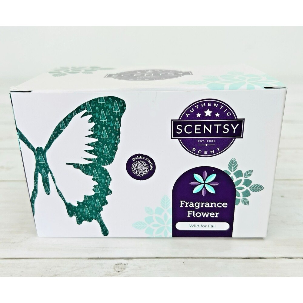 Scentsy Fragrance Flower Dahlia Darling with Wild for Fall Scent NEW